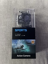 Sports Action Camera Ultra HD 4K Edition-Waterproof housing 30M, New In Box