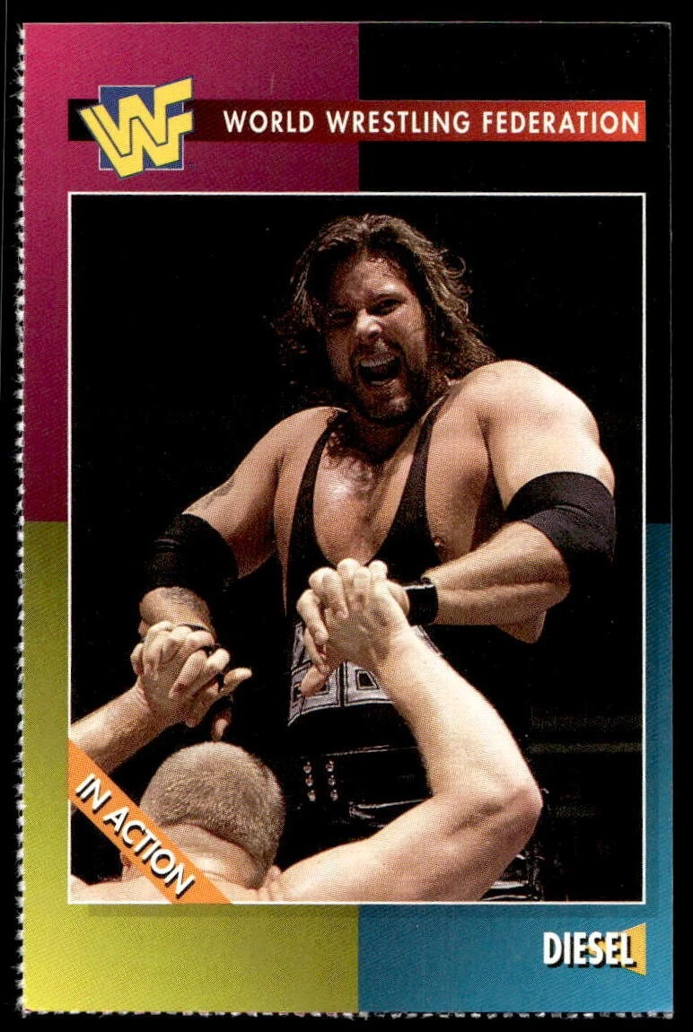 WWF Magazine Cards Diesel 1995 #21 for sale | eBay