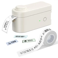 MakeID L1 Mini Label Printer Bluetooth Thermal 16mm for iOS Android Home Office