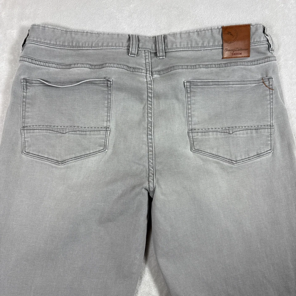 Мужские джинсы Tommy Bahama свободного покроя мягкие серые джинсовая ткань размер 38x32 - Изображение 4 из 4
