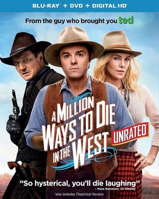 A Million Ways to Die in the West [Blu-ray], Very Good, Seth MacFarlane,Charlize