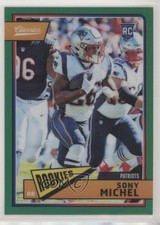 2018 Panini Honors Classics Update Rookies Green /75 Sony Michel #311 u6m