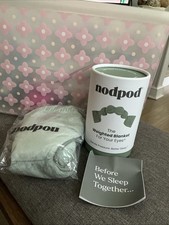 NODPOD - Weighted Blanket For Your Eyes Sleep Mask Sage Green NEW