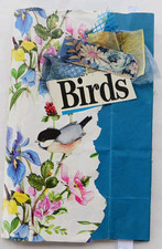 48 pages Handmade Bird Themed Junk Journal from New and Vintage Paper