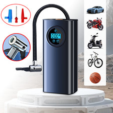 150 PSI Air Compressor Tire Inflator Fits Car Moto Bike Tires Air Pump Cordless