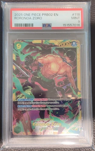 Roronoa Zoro 2025 Roronoa Zoro #PRB02 Holo