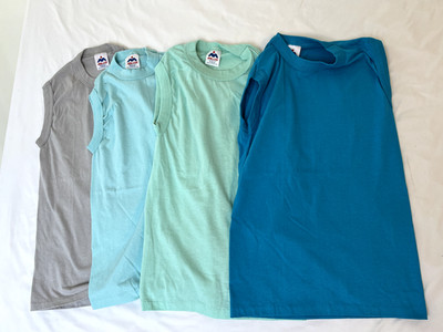 Vintage Single Stitch Tanks Blank + Colors 80s USA Miller - Buy More & Save NOS