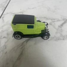 Vintage Aurora AFX Green/Black '30 Ford Model A Coupe HO Slot Car For Parts A13