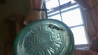 VINTAGE "WEST END BR'G CO. UTICA N.Y."~ICE BLUE~CROWN TOP~10" TALL~LADY LEG NECK — photo 4