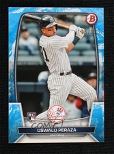 2023 Bowman Blue Pattern 115/125 Oswald Peraza #70 16ch