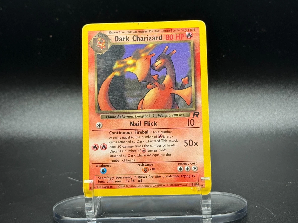 わるいリザードン 英語Dark Charizard Non-Holo 1999 Dark Charizard