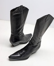 Cowboy Boots 43,5 Echtleder Leder Stiefel
