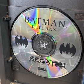 SEGA CD - Batman Returns - Game, Manual, Reprint Art, & Reg Card - Refurb, VG