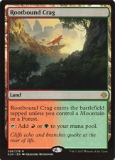 Magic: The Gathering 2017 Wizards of the Coast Ixalan Rootbound Crag #256