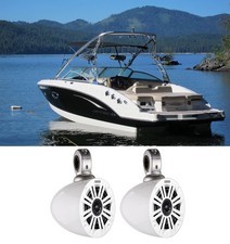 Pair Kicker 45KM44 4" 150 Watt Mini Marine Wakeboard Tower Coaxial Speakers