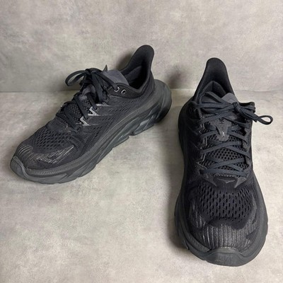 HOKA One One Clifton Edge Herren Sneaker 9US/8UK Schwarz Mesh, Gebraucht