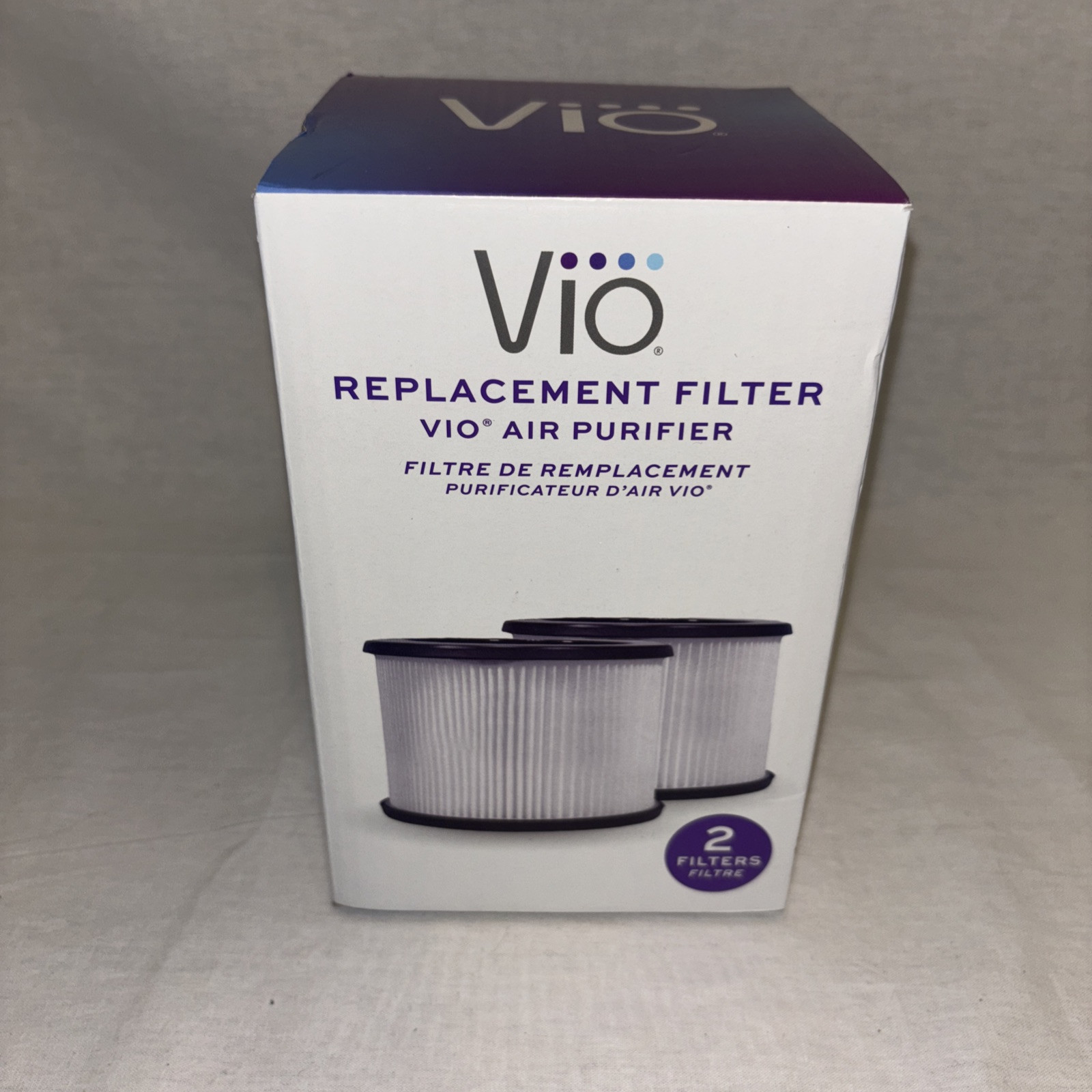 Vio Air Filter Replacement for Air Purifier, 2 Filters MERV-13 HEPA