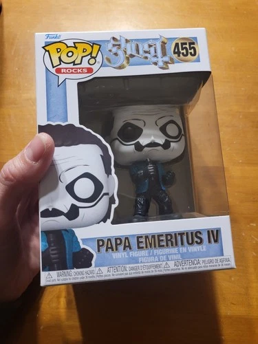 Funko Pop Rocks Ghost Papa Emeritus IV 4 Glitter #455 READ