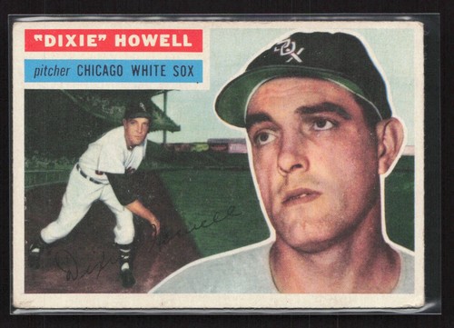 Dixie Howell [Gray Back] #149 1956 Topps card