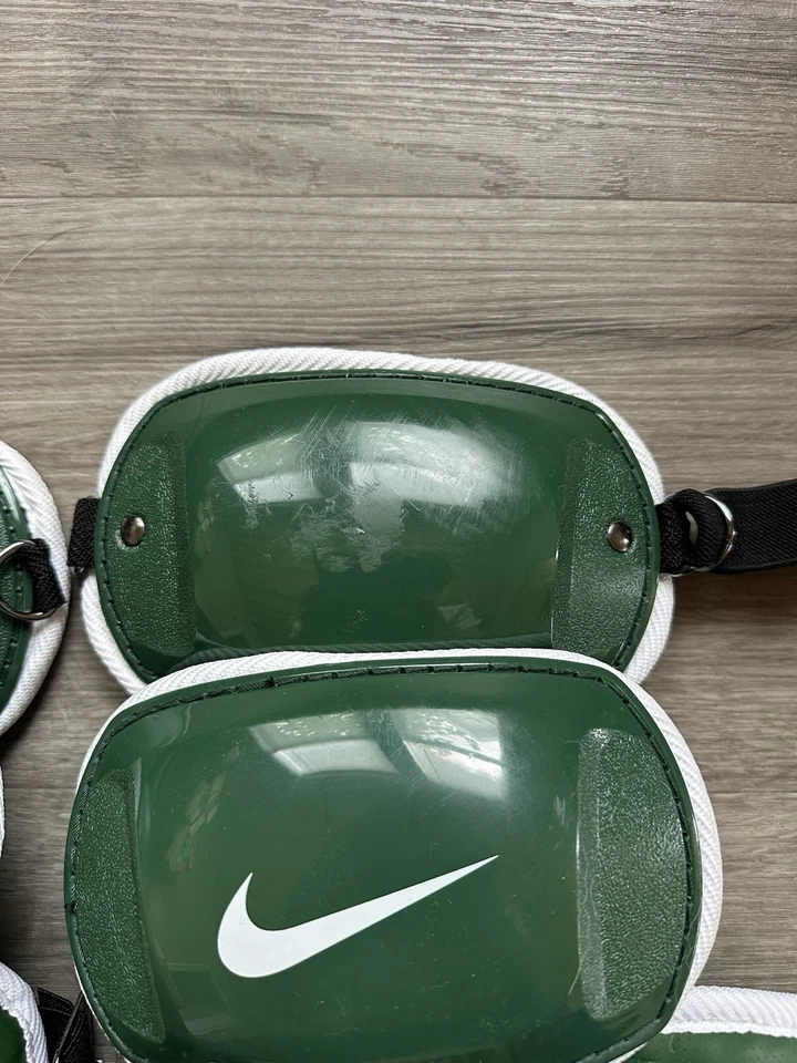 Nike Vapor Pro Catchers Leg Guards Baseball Green Black PBP512-336 Adult 19” - Image 4 of 4