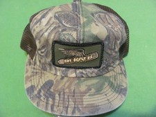Vintage K-Products Dekalb Adjustable Snapback Camouflage Trucker Hat/Cap - USA.
