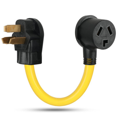 NEMA 10-50P to 10-30R Dryer Adapter Cord, ZDHQLHJ 3 Prong 50 Amp 10-50 Male Plug