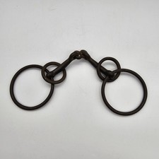 Vintage Loose Ring Snaffle Bit With Lifesaver