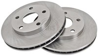2X Bremsscheibe Vorne ABS 16548 FÜR Toyota Bremsscheiben Scheibenbremse