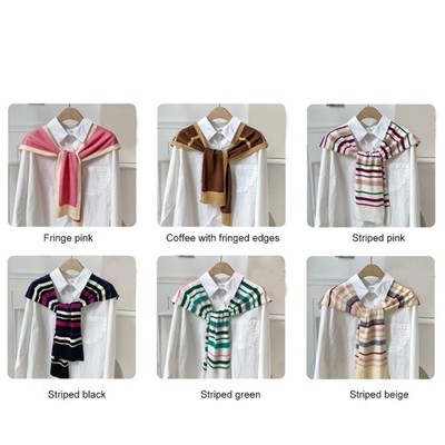 False Shawl Scarf Warm Winter Cycling Windproof Casual Scarf Decorative Scarf