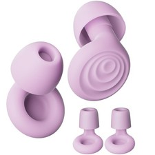 Ear Plugs for Sleeping Noise Cancelling, Reusable Soft Medium, Purple