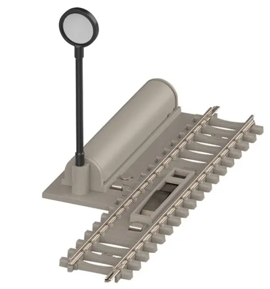 Rail de decouplage Minitrix Beton Trix 14569 de longueur 76,3 mm pour reseau ferroviaire HO
