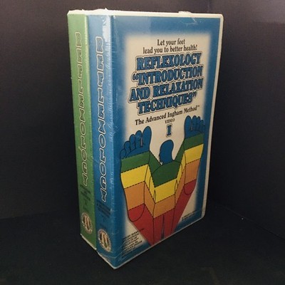 Reflexology 1 + 2 Introduction Relaxatation Techniques Adv Ingham Method VHS Set