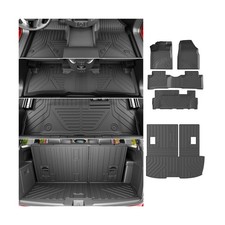 Powoq Floor Mat Compatible with 2009-2015 Honda Pilot Cargo Mat Floor Liner T...
