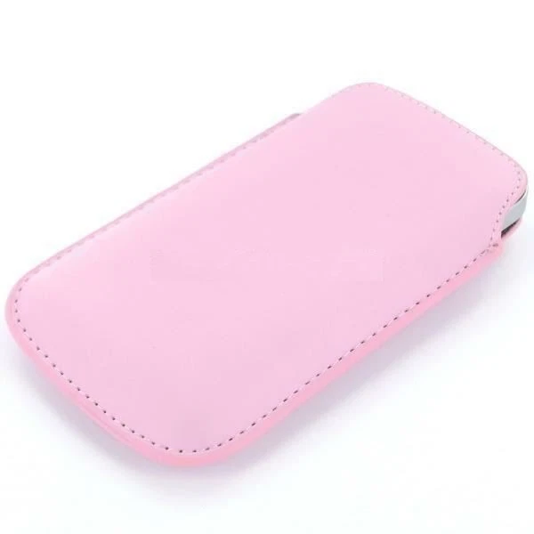 Funda de cuero rosa para Apple iPhone 4 4S Foto 3 de 4