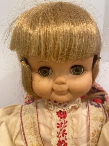 Effanbee F&B 15" Vtg Gumdrop Doll 1960s Russian Folk Set Orig Tag Sequin Bonnet - Picture 6 of 15