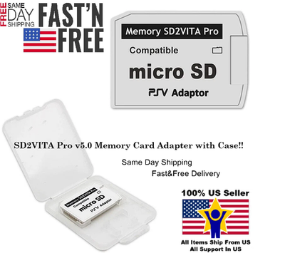 SD2VITA Pro 5 MicroSD Adapter For PSTV / PS VITA - Now Takes Up-to