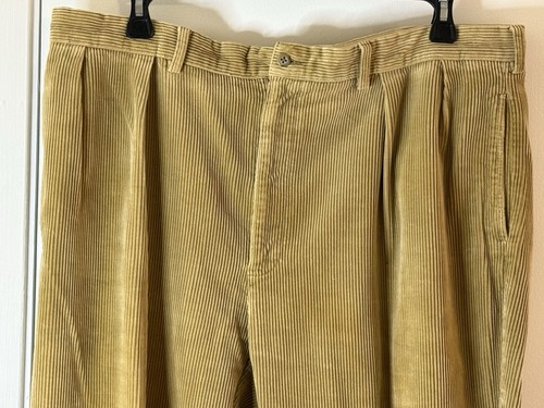 RARE 80s Vintage Polo Ralph Lauren Corduroy Andrew Pants Brown Men’s Size 42x30 - Picture 2 of 7