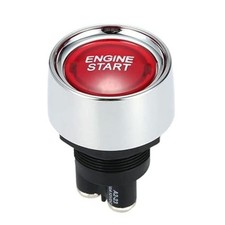 12V 50A Auto Car Start Engine Button Light Switch Push Start Ignition Switch Red