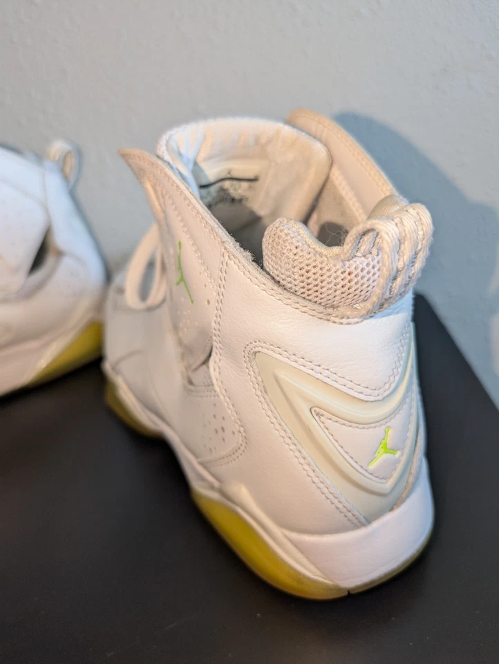 Jordan True Flight blanco para hombre talla 13 342964-113 Foto 3 de 4