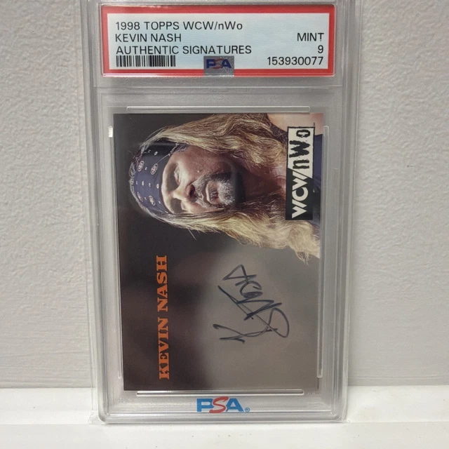 1998 Topps WCW / nWo Kevin Nash Authentic Signatures PSA
