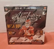 2025 Panini Absolute Football NFL Mega Box – Factory Sealed Trading Cards 