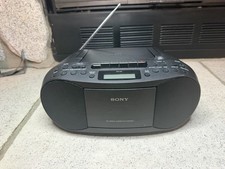 Sony CFD-S70 Boombox CD Cassette AM/FM Radio FOR PARTS REPAIR Read
