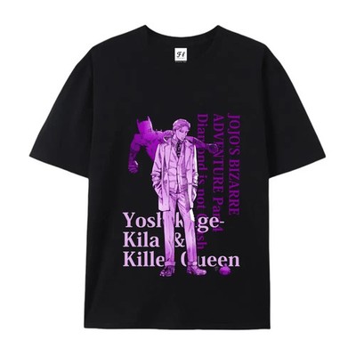 JoJo Diamond is Unbreakable Yoshikage Kira Killer Queen Anime T-Shirt