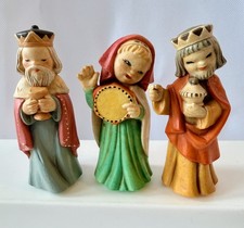 Rare 3" Vintage Anri Ferrandiz Nativity Replacement Figures 3 Pieces Wise Men