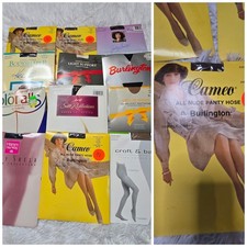 Vintage Bundle Of 12 Pantyhose Stockings New Sealed Size Tall