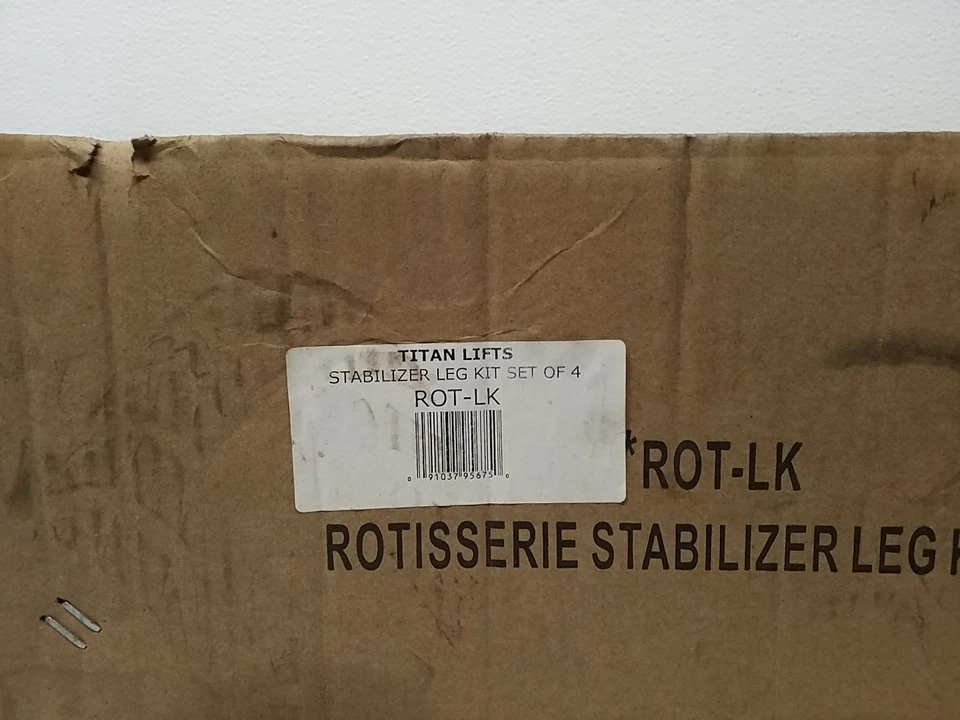 Kit de patas estabilizadoras Titan ROT-LK ROT-4500 - Soporte de asador de alta resistencia Foto 2 de 4