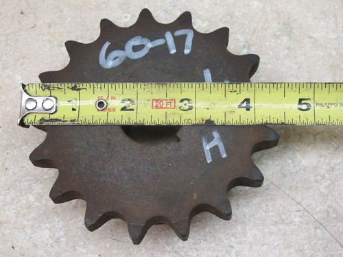 SPROCKET 60 Pitch 17 Tooth 1-1/8" Bore MARTIN H60-17 - Picture 2 of 4