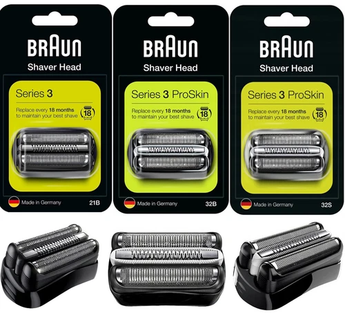 Series 3 Replacement Shaving Head Foil Cassette 21B 32B 32S /3 ProSkin Shavers - Picture 2 of 20