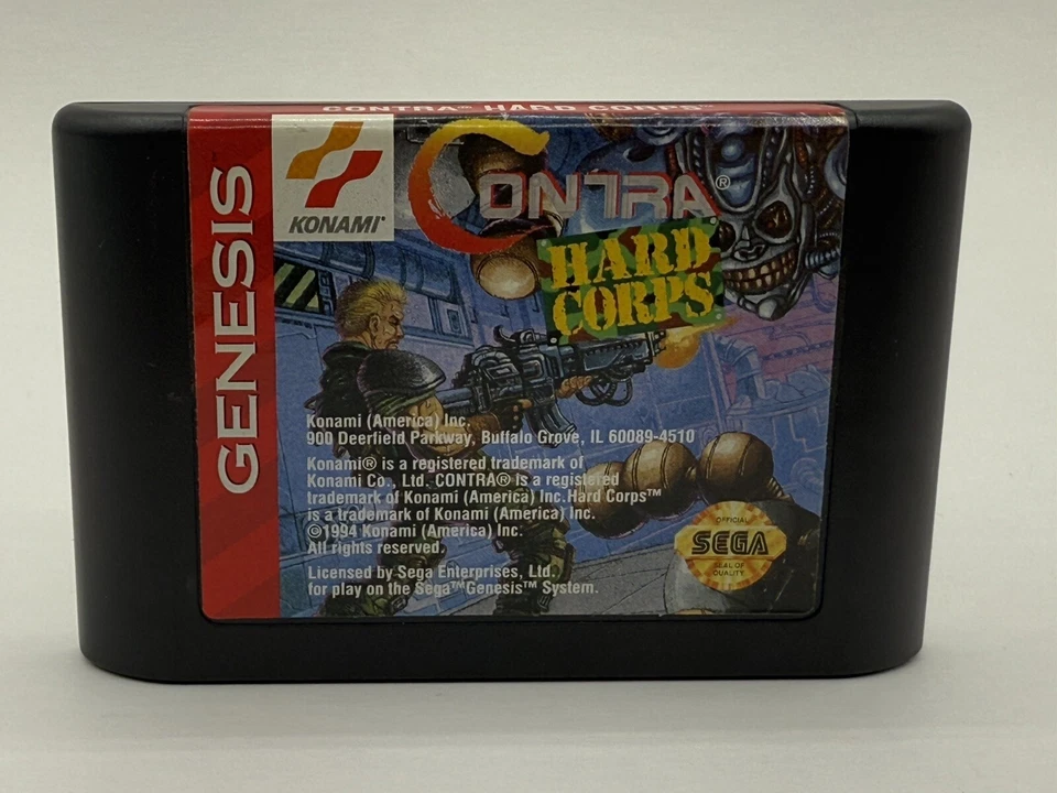 Contra: Hard Corps (Sega Genesis, 1994) Complete CIB W/ Registration Card MINT! - Image 4 of 4