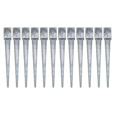 Bodenhülse Einschlaghülse 12x 91x91x750mm Pfostenträger Einschlagbodenhülse